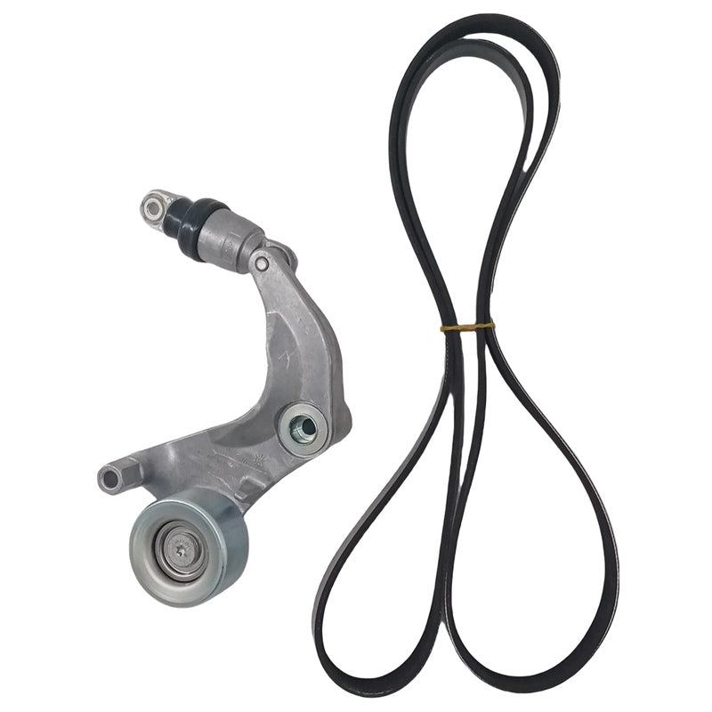 Tensioner Pulley & Serpentine Drive Belt Kit Fit For Honda Civic FD FB 2006-2016 1.8L 2.0L 31170R0A005 TB-HD001 - Machter