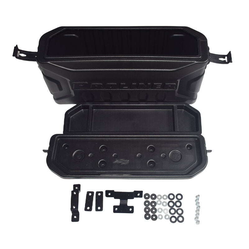 1 x Ute Tub Storage Box Side Universal Side Back Tool Box Lockable Trailer Black TBOX-001 - Machter