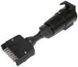 Trailer Connector Flat Plug & Socket 7 Pin ABS Housing - AUTOKING