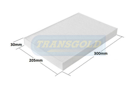 Cabin Filter Fits Audi / VW WACF0039 TCF139 - Transgold | Universal Auto Spares