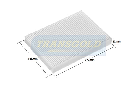 Cabin Filter Fits Volvo XC, S80 / Landrover WACF0080 TCF190 - Transgold | Universal Auto Spares