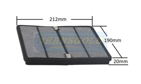 Cabin Filter Fits Suzuki Jimny WACF0161 TCF210 - Transgold | Universal Auto Spares