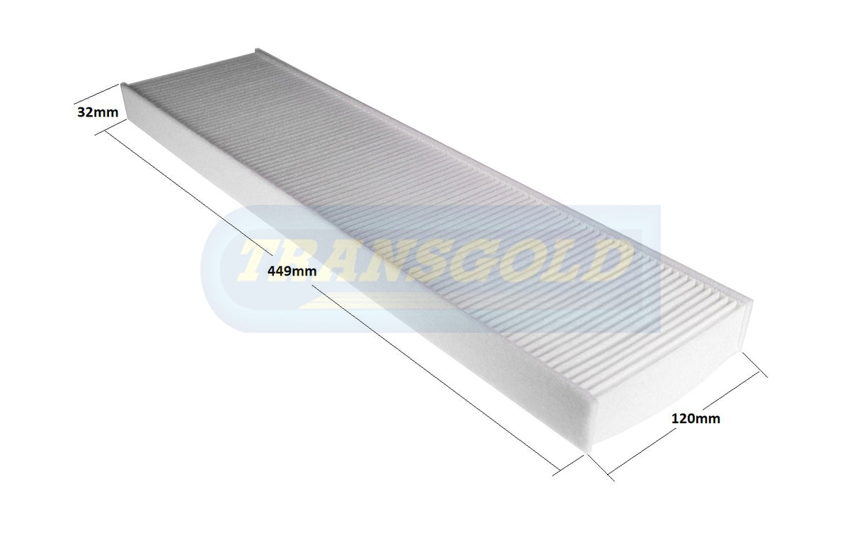 Cabin Filter Fits Mini Cooper WACF0137 TCF226 - Transgold | Universal Auto Spares