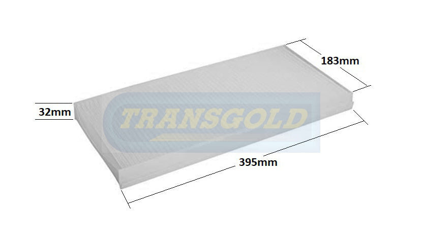 Cabin Filter Fits Mercedes A-class, B-Class (WACF0092) TCF231 - Transgold | Universal Auto Spares
