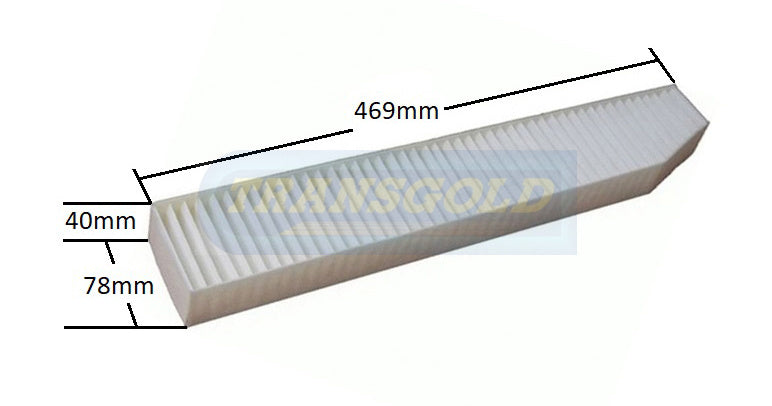 Cabin Filter Fits Jeep Grand Cherokee WACF0152 TCF272 - Transgold | Universal Auto Spares