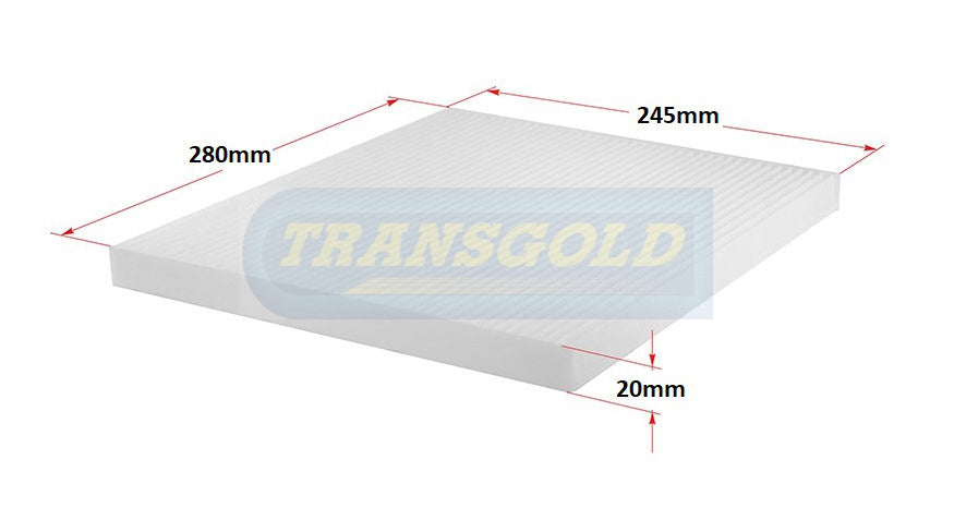 Cabin Filter Fits Nissan Pathfinder / Altima / Murano (WACF0203) TCF328 - Transgold | Universal Auto Spares
