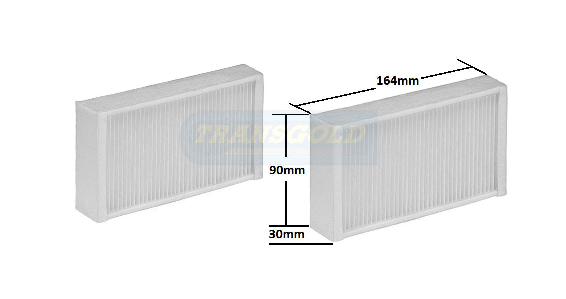 Cabin Filter Fits BMW X3 01/11 To 08/17 WACF0173 TCF398 - Transgold | Universal Auto Spares