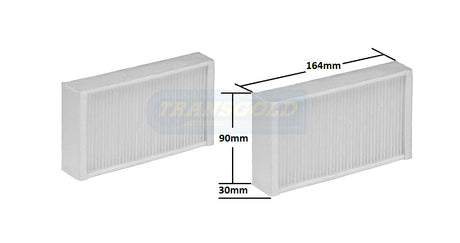 Cabin Filter Fits BMW X3 01/11 To 08/17 WACF0173 TCF398 - Transgold | Universal Auto Spares