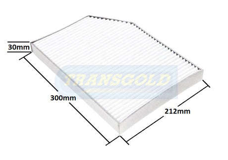 Cabin Filter Fits Toyota Supra 03/19 On, BMW X3 08/17 On X4 04/18 On RCA415C TCF415 - Transgold | Universal Auto Spares