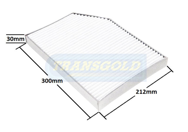 Cabin Filter Fits Toyota Supra 03/19 On, BMW X3 08/17 On X4 04/18 On RCA415C TCF415 - Transgold | Universal Auto Spares