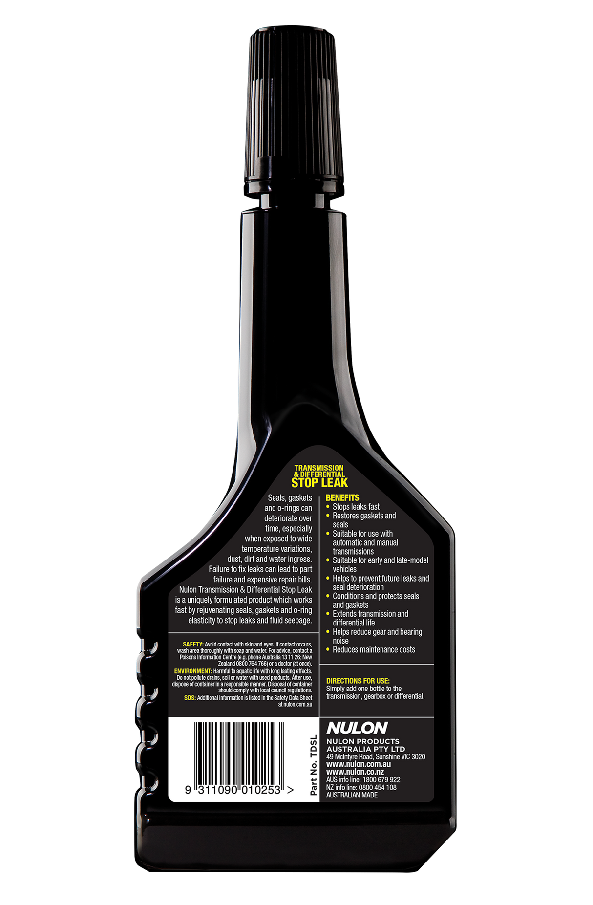 Transmission and Differential Stop Leak 300ml - Nulon