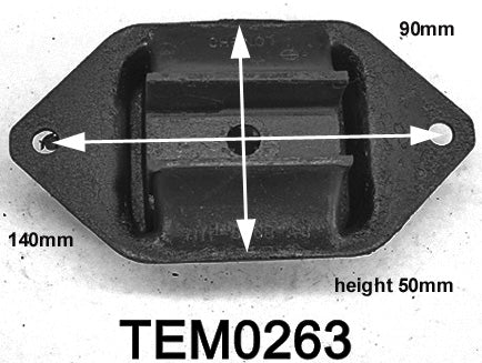 Engine Mount Ford Cortina TC, TD, TE 71-82 Rear TEM0263 - Transgold | Universal Auto Spares