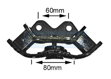 Engine Mount Fits Mitsubishi Galant / Lancer 1977-85 Rear TEM0520 - Transgold