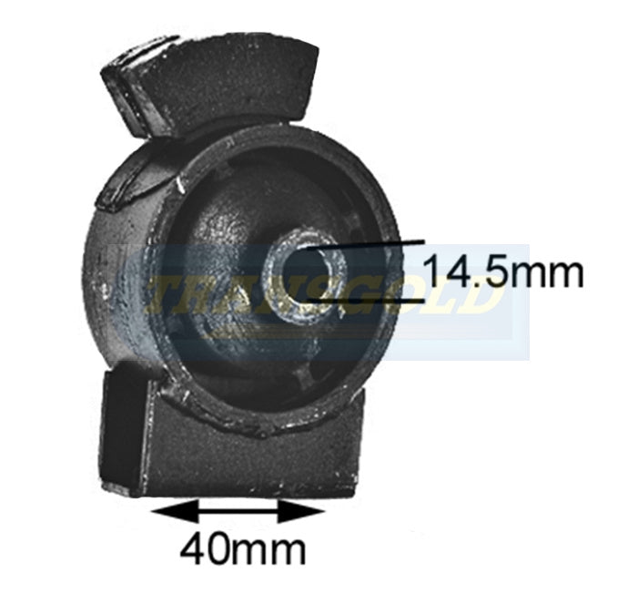 Engine Mount Fits Toyota Camry/Corolla 4 Cyl. 88-94, Manual Front TEM0557 - Transgold