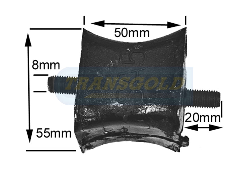 Engine Mount Fits Honda Accord 82-83 - Front TEM0568 - Transgold