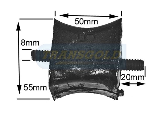 Engine Mount Fits Honda Accord 82-83 - Front TEM0568 - Transgold