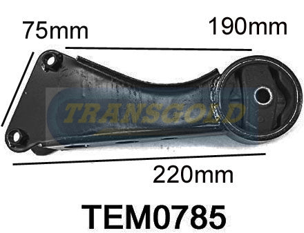 Engine Mount Fits Hyundai Excel X3 Rear Auto TEM0785 - Transgold
