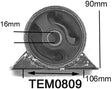 Engine Mount Fits Mitsubishi Mirage/Outlander Front TEM0809 - Transgold