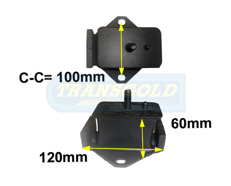 Engine Mount Fits Mitsubishi Express Walkthru WA Front LH & RH TEM1023 - Transgold