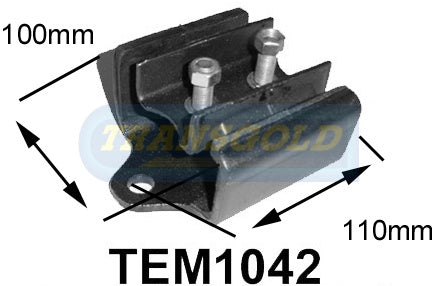 Engine Mount Fits Nissan Navara 2.4, 2.7, 2.5L Rear Auto/Manual TEM1042 - Transgold