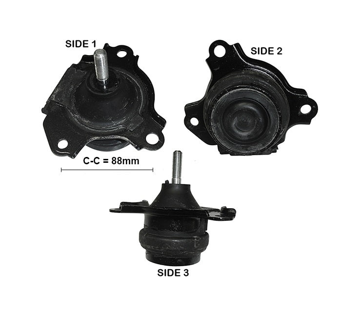 Engine Mount Fits Honda CRV 02 - ON Manual / Auto RH TEM1962 - Transgold