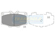 Brake Pads Front Fits Toyota Hilux, 4 Runner, Landcruiser TG0288N - Transgold | Universal Auto Spares