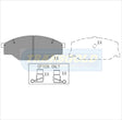 Brake Pads Front Fits Toyota Hiace, Hilux, Commuter Bus TG0318N - Transgold | Universal Auto Spares