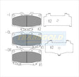 Brake Pads Front Fits Toyota Prado 4WD V6 7/96 TG1323N - Transgold | Universal Auto Spares