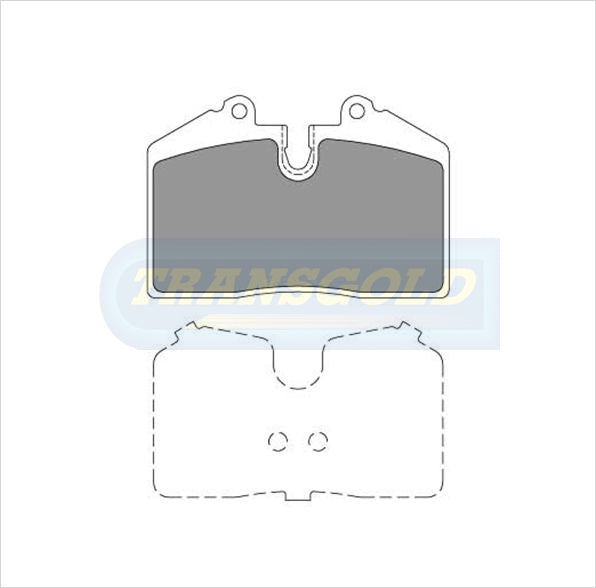 Brake Pads Rear Fits Holden Monaro, Hsv 2001-On TG1356N - Transgold | Universal Auto Spares