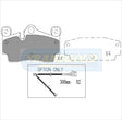 Brake Pads Front/Rear Fits Volkswagen Touareg 03-on R, Porsche Cayenne 03-O5 R, 05-on TG1677N - Transgold | Universal Auto Spares