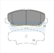 Brake Pads Front Fits Toyota Tarago Acr50 2007-On TG1913N - Transgold | Universal Auto Spares