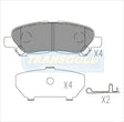 Brake Pads Rear Fits Toyota Kluger 3.5L V6 Gsu40 04/07-on TG2005N - Transgold | Universal Auto Spares