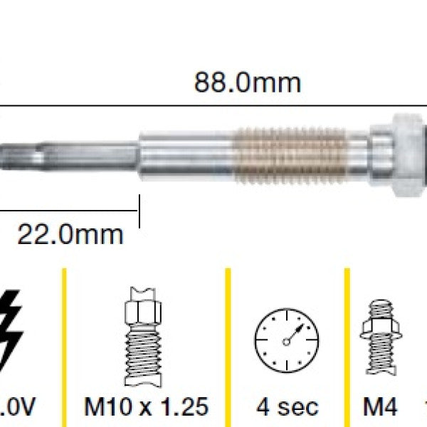 Glow Plug FORD WL KIA SC J2 MAZDA RF R2 TGP019 - TRIDON