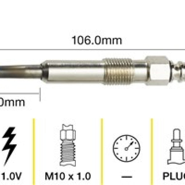 Glow Plug GLOW PLUG TGP070 - TRIDON