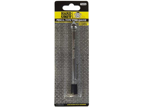 Pencil Tyre Gauge 0 - 120 PSI - HARD UNIT