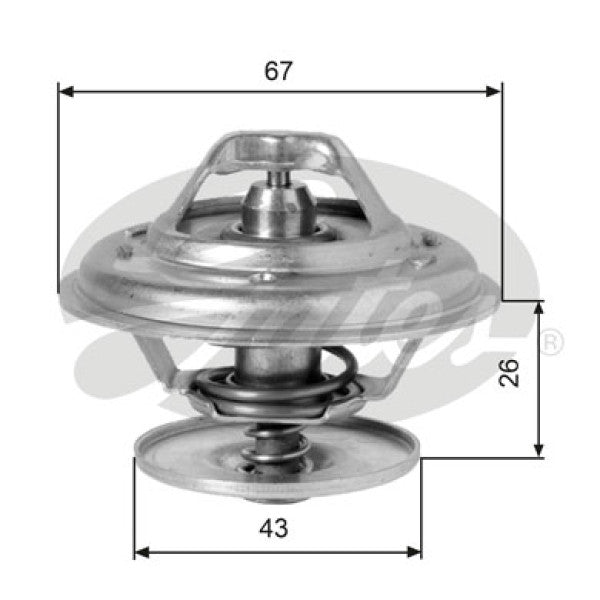 Thermostat THERMOSTAT 75/167 TH01975G1 - GATES