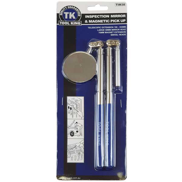 Inspection Mirror & Magnetic Pick Up Tool - Tool King