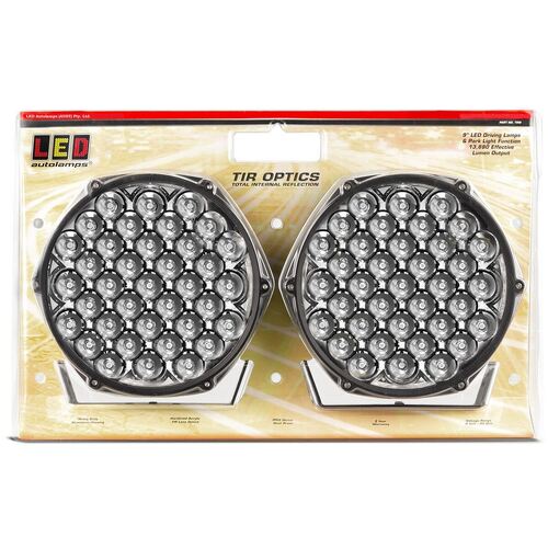 9" LED Driving Lamps & Park Light TIR9 - LED AutoLamps