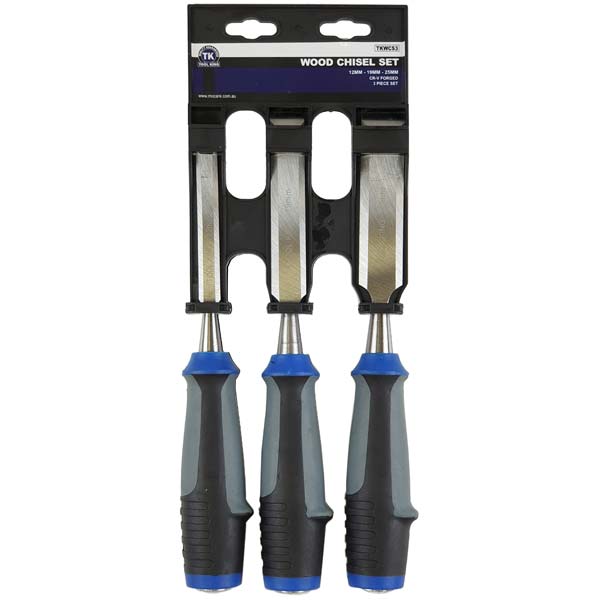 Wood Chisel Set 12-19-25mm - Tool King