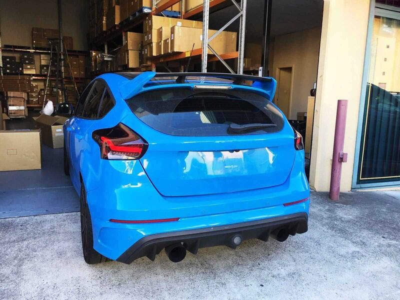Smoke Red Full LED 3D Light Bar Tail Lights Fit For Ford Focus LZ 2015-2018 TL-FD040LS - Machter