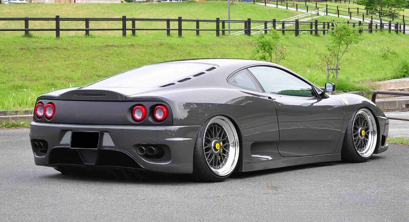 3D Clear Red Full LED Tail Lights Fit For Ferrari 360 Modena 512 F355 550 575M F50 1999-2005 TL-FR001LS - Machter
