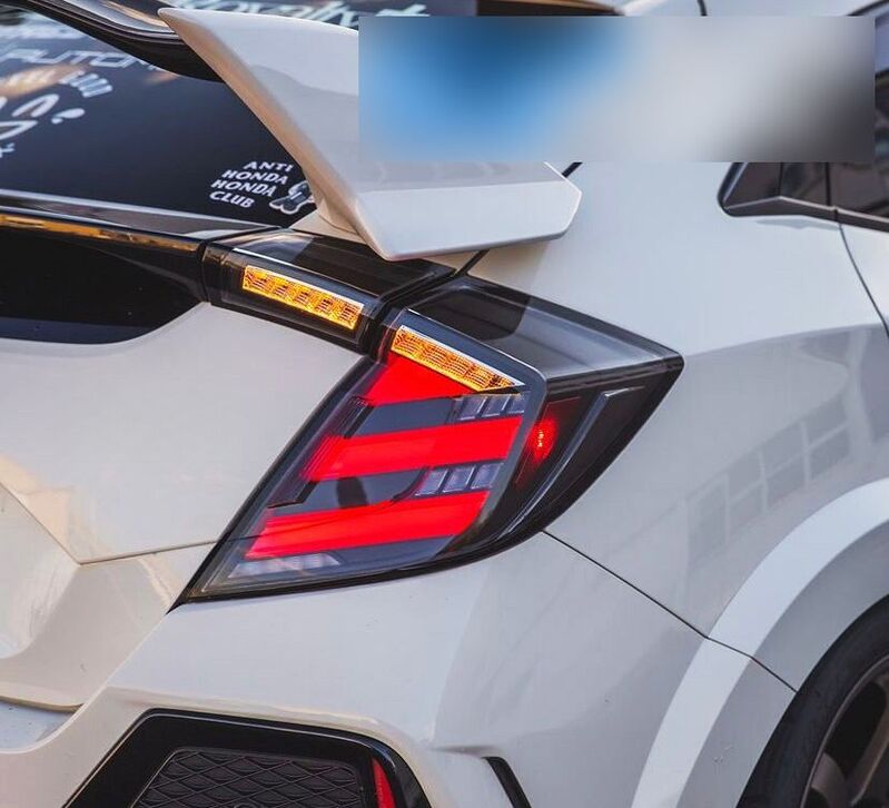 Mugen Style Clear LED Tail Lights Fit For Honda Civic FK7 Type R FK8 2016-2021 TL-HD023LS - Machter