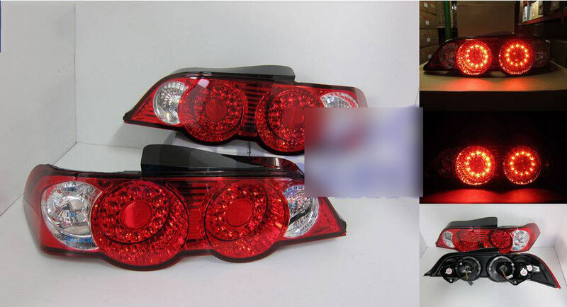 Clear Red LED Tail Light Fit For Honda Integra DC5 Type S Type R 2001-2003 TL-HD025LS - Machter
