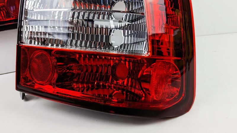 JDM Clear Red Tail Light Fit For Honda Civic EK Hatch VTI 1996-2000 TL-HD029LS - Machter