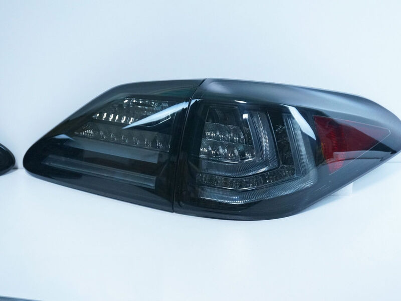 Smoke 3D LED Sequential Indicators Tail Lights Fit For Lexus RX270 RX350 RH450H 2009-2015 TL-LX026LS - Machter