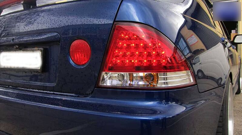 Clear Red LED Tail Lights Fit For Lexus IS200 IS300 Toyota Altezza 1999-2005 TL-LX029LS - Machter