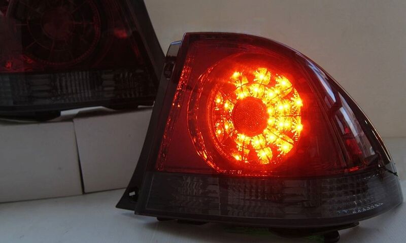 Smoke Red LED Tail Lights Fit For Lexus IS200 IS300 Toyota Altezza 1999-2005 TL-LX032LS - Machter
