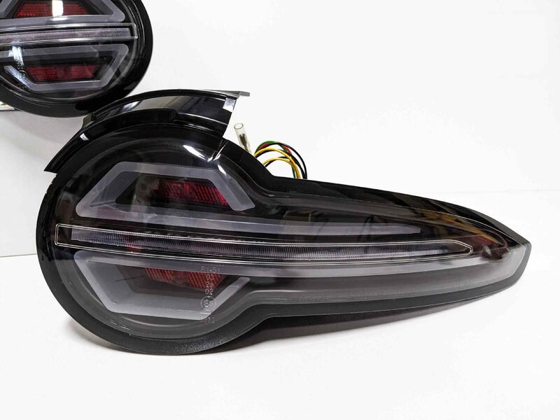 Black 3D Full LED Sequential Indicators Tail Lights Fit For Mazda MX-5 ND 2015-2022 TL-MA022LS - Machter