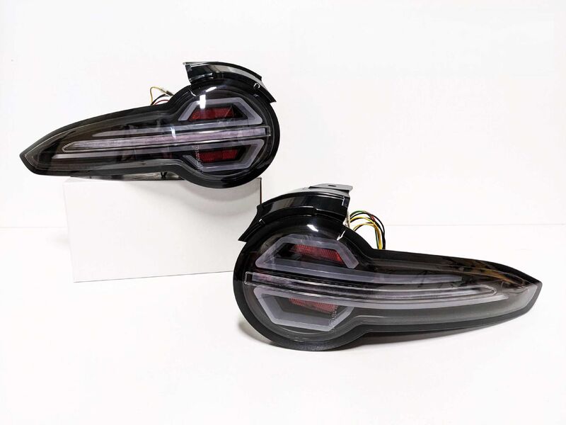 Black 3D Full LED Sequential Indicators Tail Lights Fit For Mazda MX-5 ND 2015-2022 TL-MA022LS - Machter