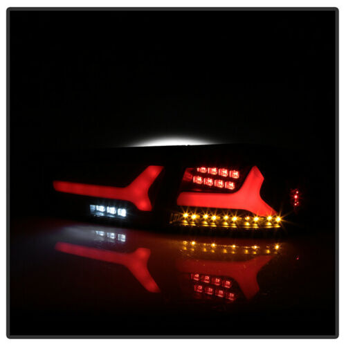 Smoke 3D V2 LED Tail Lights Fit For Mitsubishi Lancer CJ EVO X VRX 2007-2018 TL-MB021LS - Machter